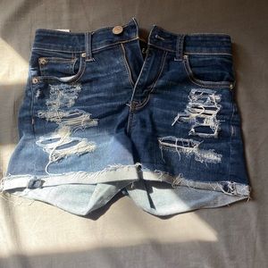 American Eagle High-Rise Shortie Shorts